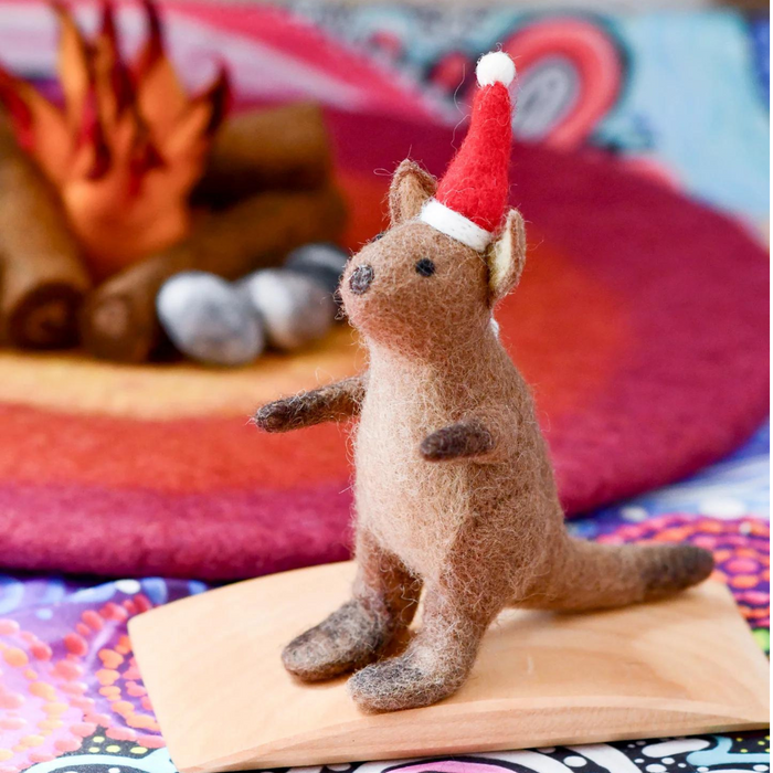 Tara Treasures Felt Australian Kangaroo Christmas Ornament