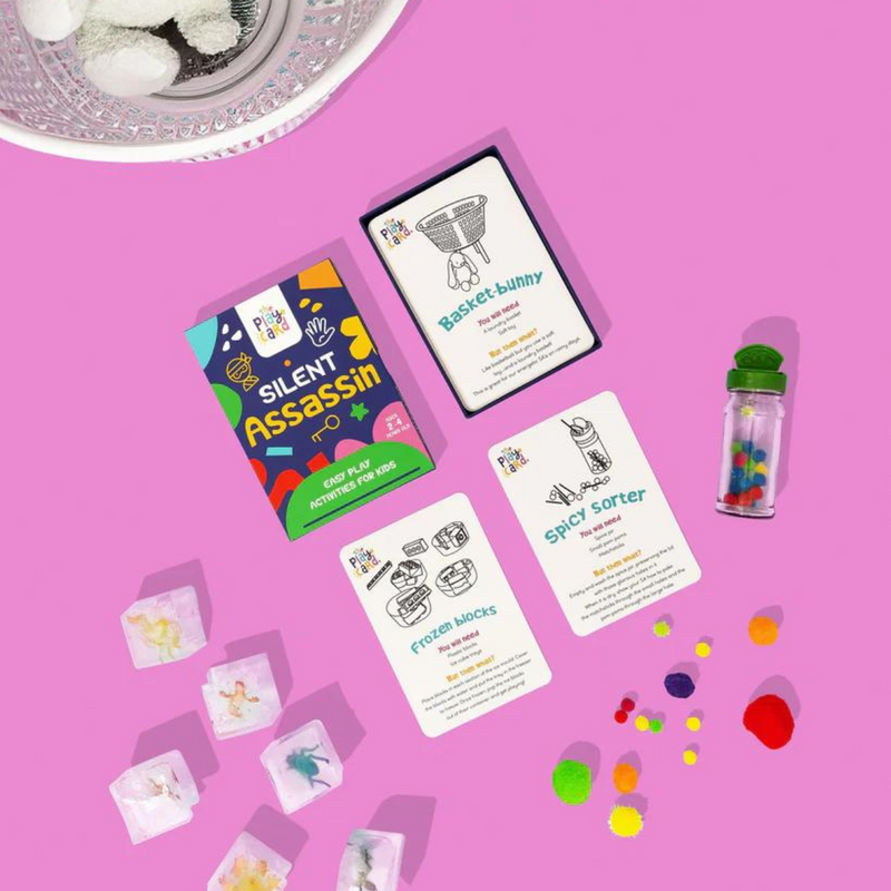 The Play Card Co Silent Assassin Play Ideas Card 2-4 year olds