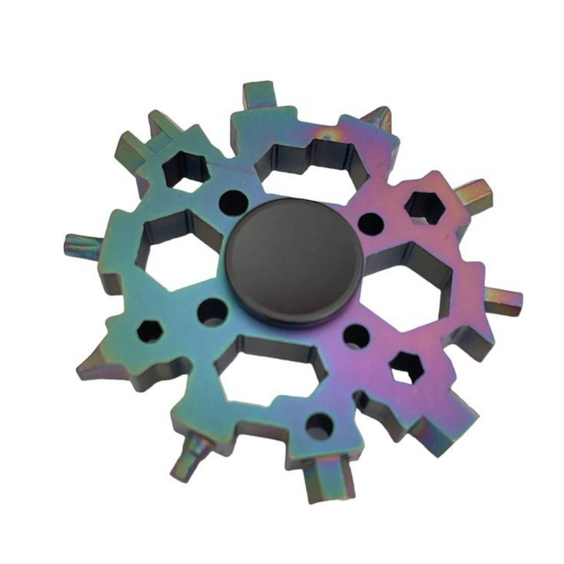 Kaiko Fidget Spinner Multi Tool Oil Slick Fidget Travel Toys Sensory Toys 3yrs+