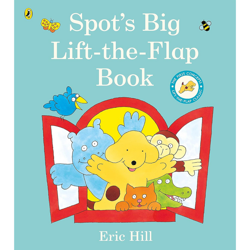 Spot's Big Lift The Flap Book (Large Board Book) Interactive Kids Book Baby Gifts Idea by Eric Hill