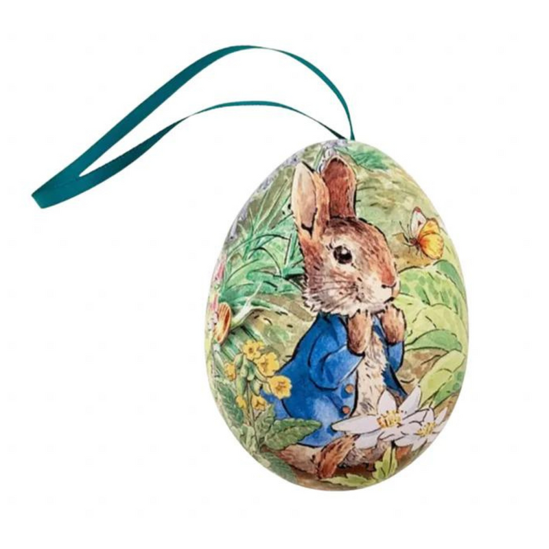 Peter Rabbit Easter Mini Egg Shape Tins Easter 6cm x 4.5cm