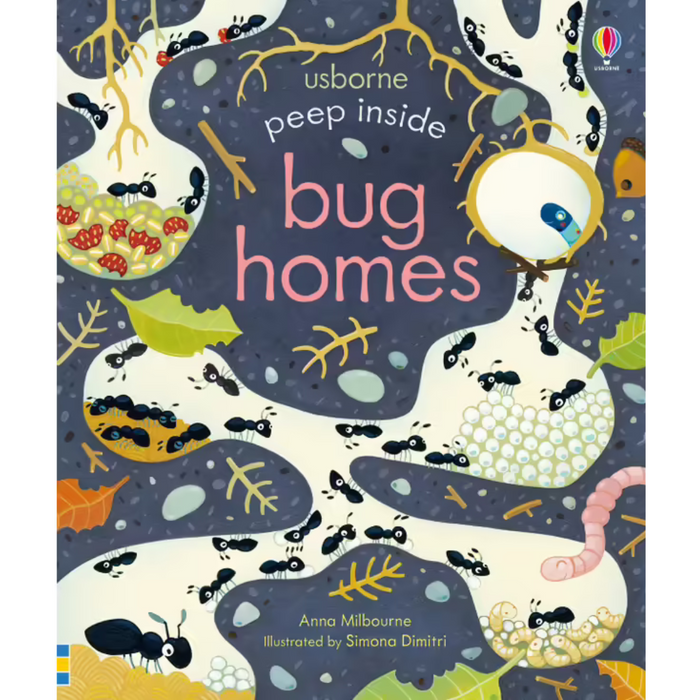 Peep Inside Bug Homes (Board Book)