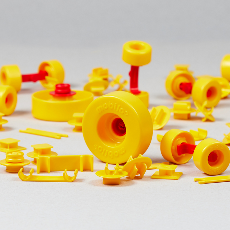 Mobilo Eco Connectors Set 64pcs STEM Toys Cognitive Developmental Toys for Preschoolers 3yrs+