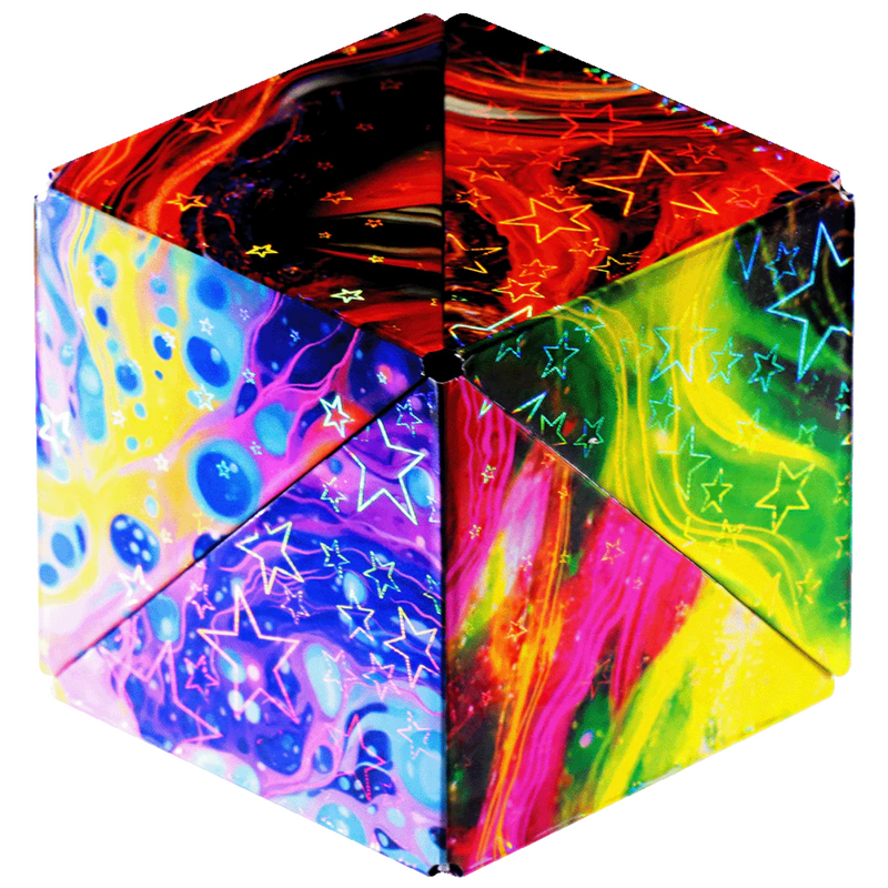 Shashibo Holographic Series Assorted Shape Shifting Puzzle Box Fidget Travel Toys 8yrs+