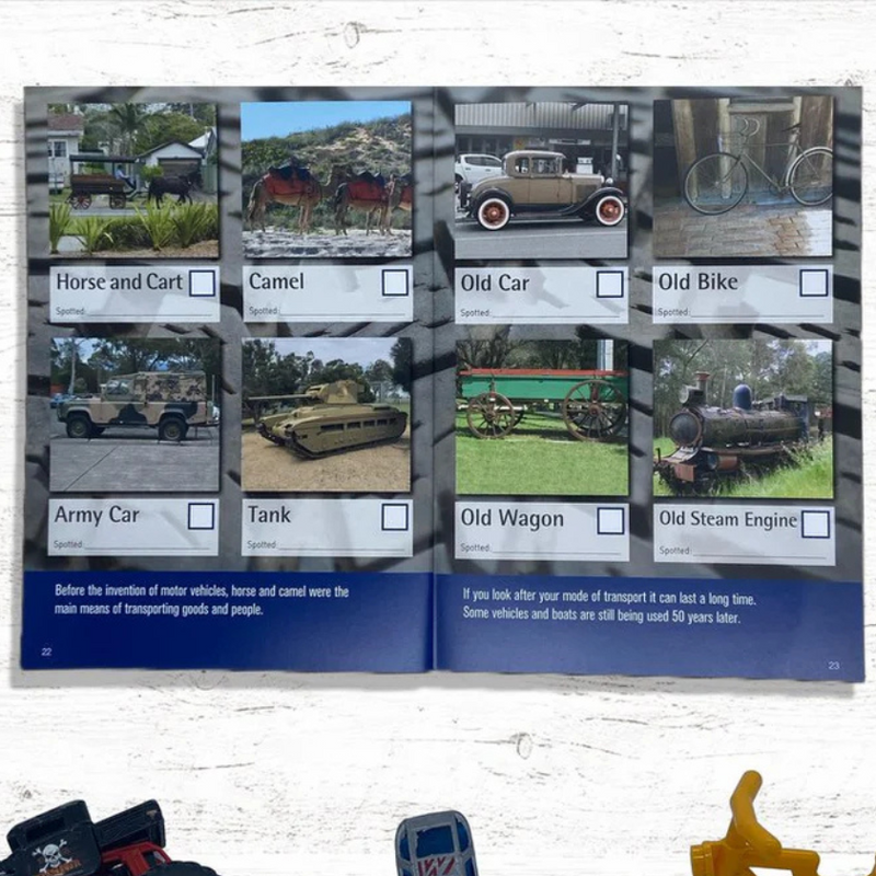 I Spy Transport Edition Activity Book by Spotto Books (Paperback) Travel Toys 2yrs+