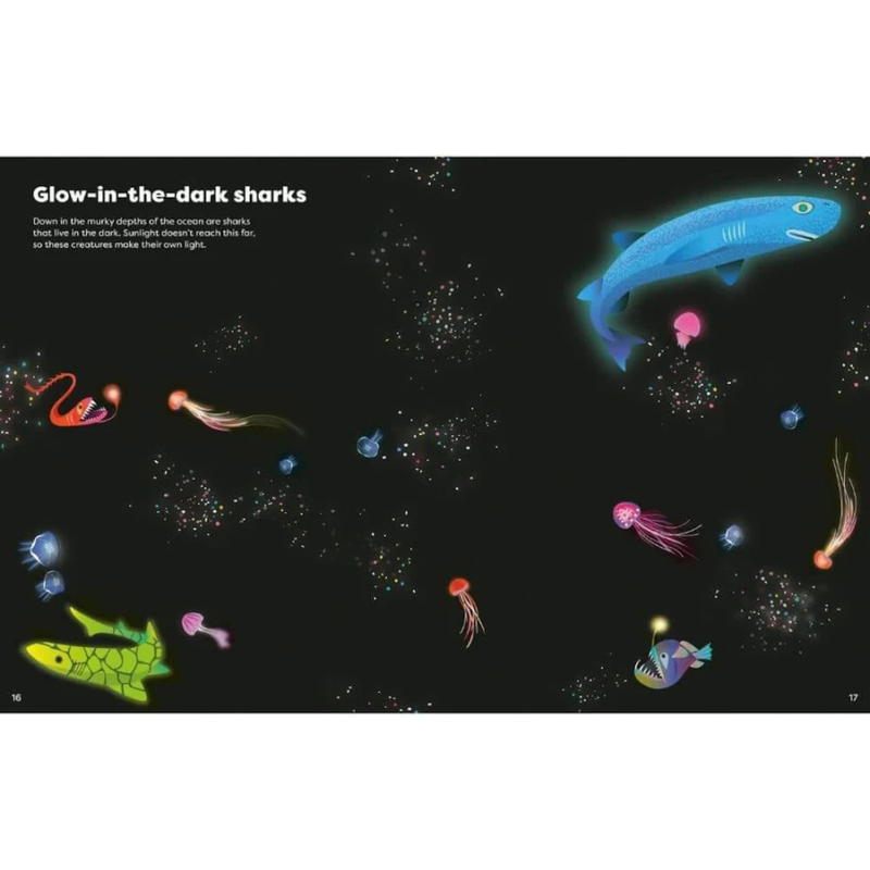 Big Sticker Activity Book of Sharks (Paperback) by Alice James Ocean Animal Theme Travel Toys