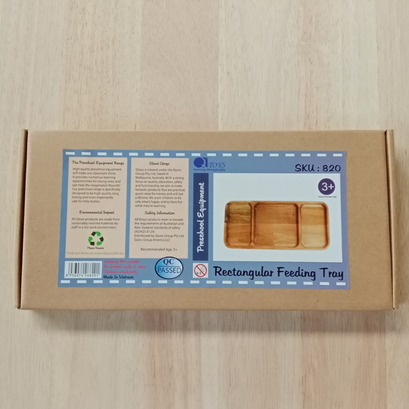 Qtoys Rectangular Activity Tray Sensory Toy Tools Clearance 3yrs+
