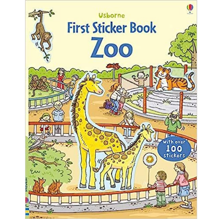 First Sticker Book Zoo (Paperback) Art and craft for kids 3yrs+