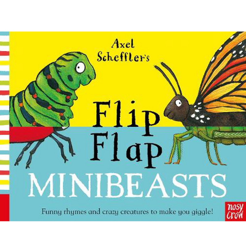 Flip Flap Minibeasts Book by Axel Scheffler (Hardcover): Insects Kids Interactive Book