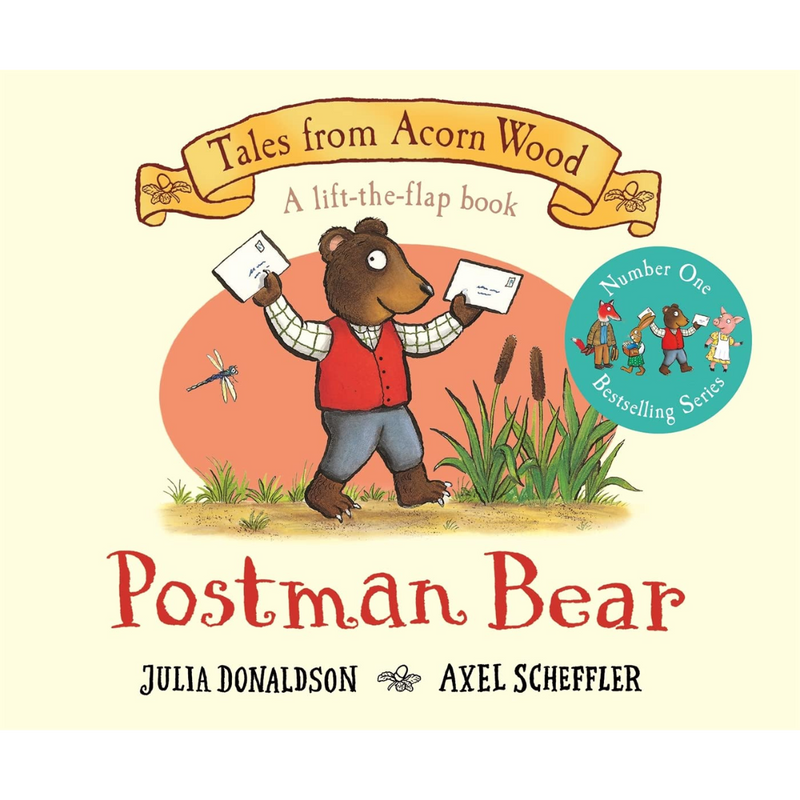 Postman Bear 20th Anniversary Edition (Lift the Flap Book) Interactive Book by Axel Scheffler, Julia Donaldson