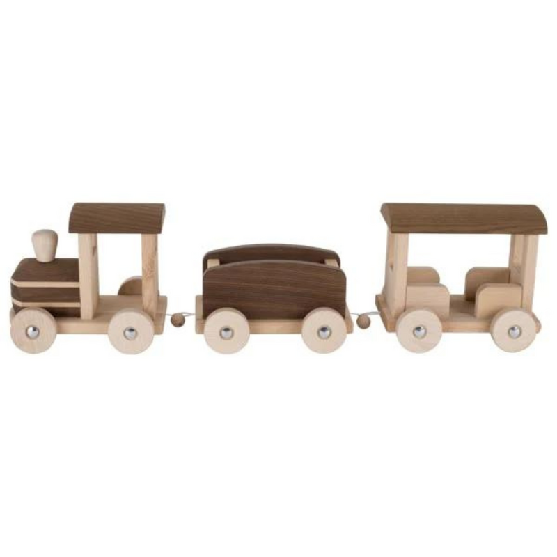 Goki Giant Nature Wooden Toy Train 3yrs+