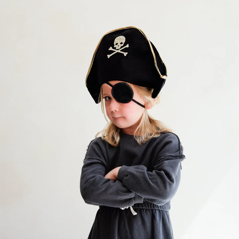 Pirate Dressup Set of 2 Black Mimi & Lula Imaginative Play for 3yrs+