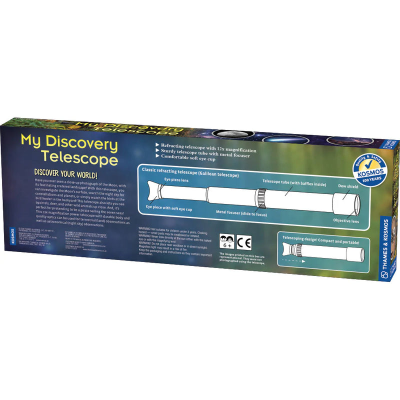 My Discovery Telescope by Thames & Kosmos Outdoor Toys Early Science STEM Toys Gifting Idea for 6yrs+