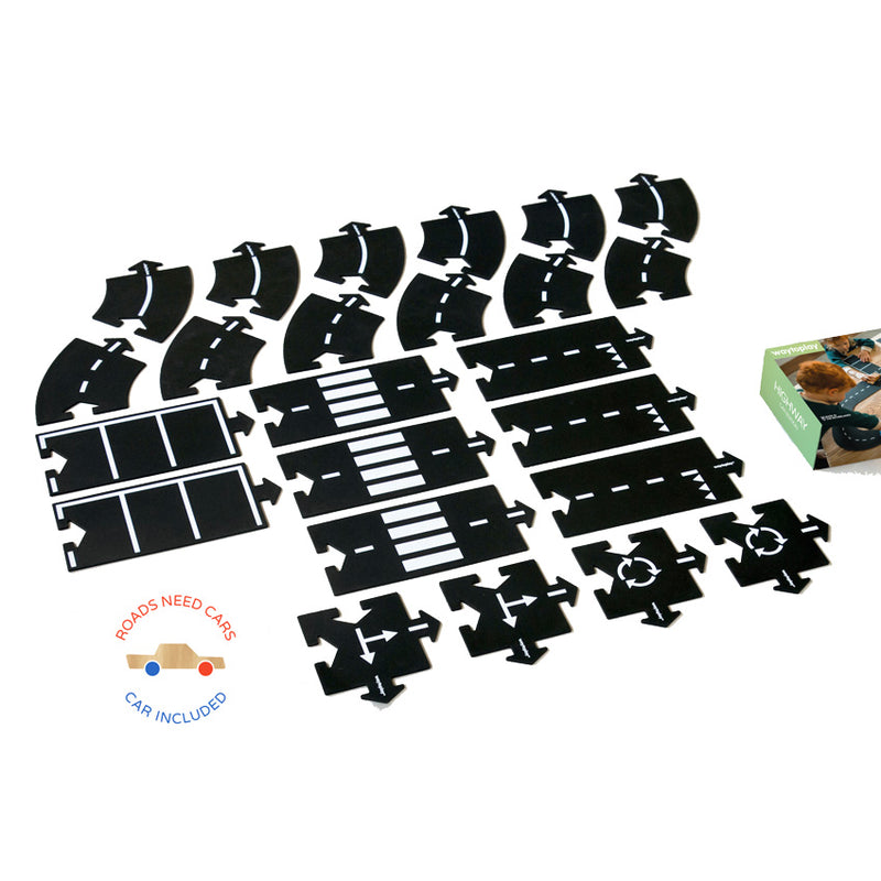 WaytoPlay New Highway CAR EDITION 24 Piece + 1 Car Best Seller 3yrs+