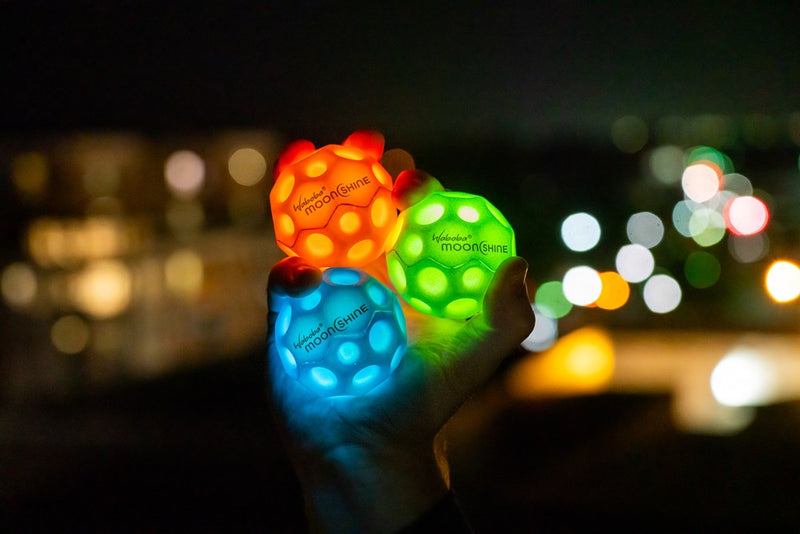 Waboba Glow Moonshine Ball Assorted Colours Travel Fidget Toys 5yrs+