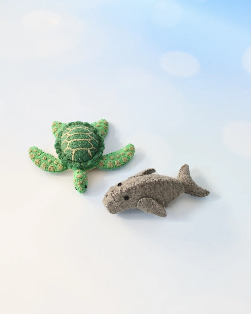 Tara Treasures Waru and Dhangal Finger Puppet Set of 2 Pretend & Imaginative Play Toys Felt Animals 3yrs+