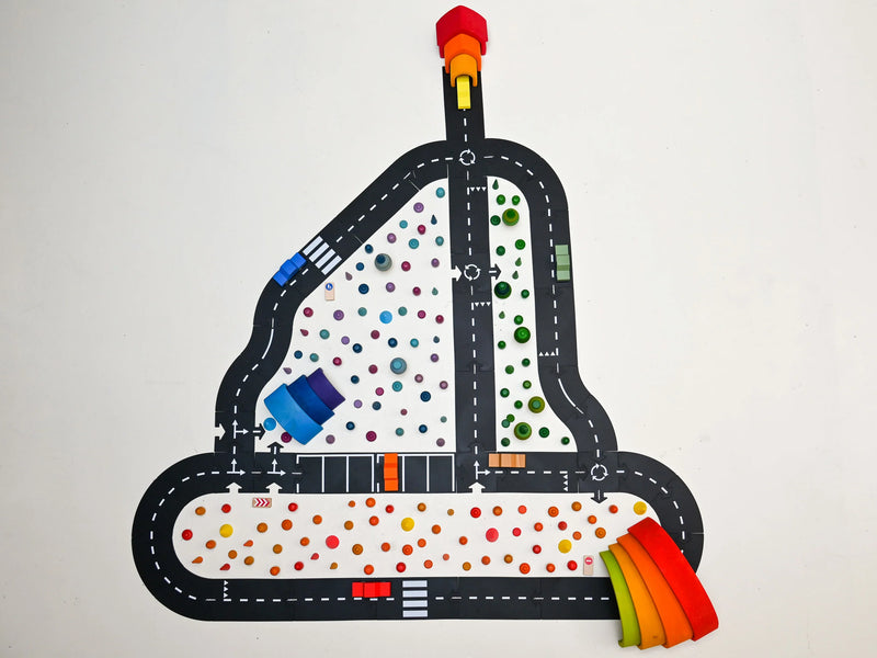 WaytoPlay New King of the Road CAR EDITION 40 Piece + 2 Cars 3yrs+