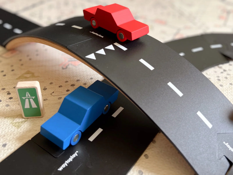 WaytoPlay New King of the Road CAR EDITION 40 Piece + 2 Cars 3yrs+