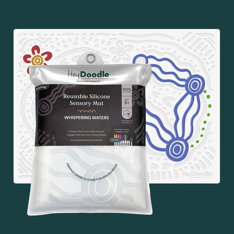 Hey Doodle Whispering Waters Travel Toys Art and Craft for Kids Best Seller First Nations Resources Aboriginal Symbols Sensory Toys Motor Skills Most Loved in Store 3yrs+