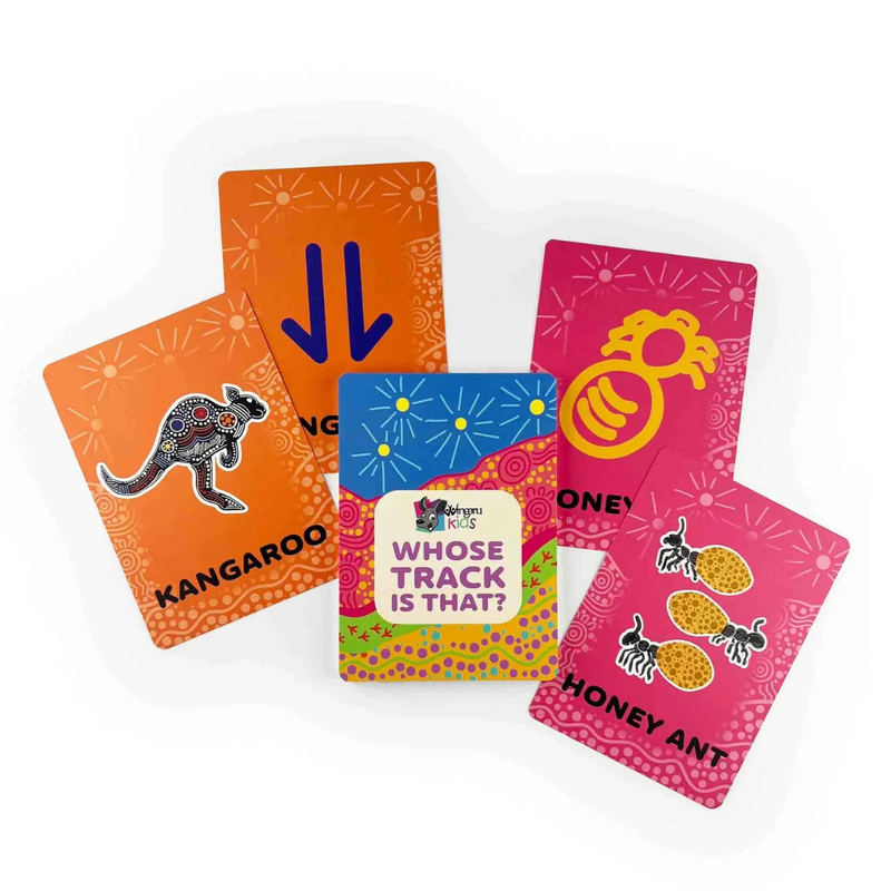 Whose Track Is that? Matching Card Games By Wingaru First Nations Resources Aboriginal Symbols 3yrs+
