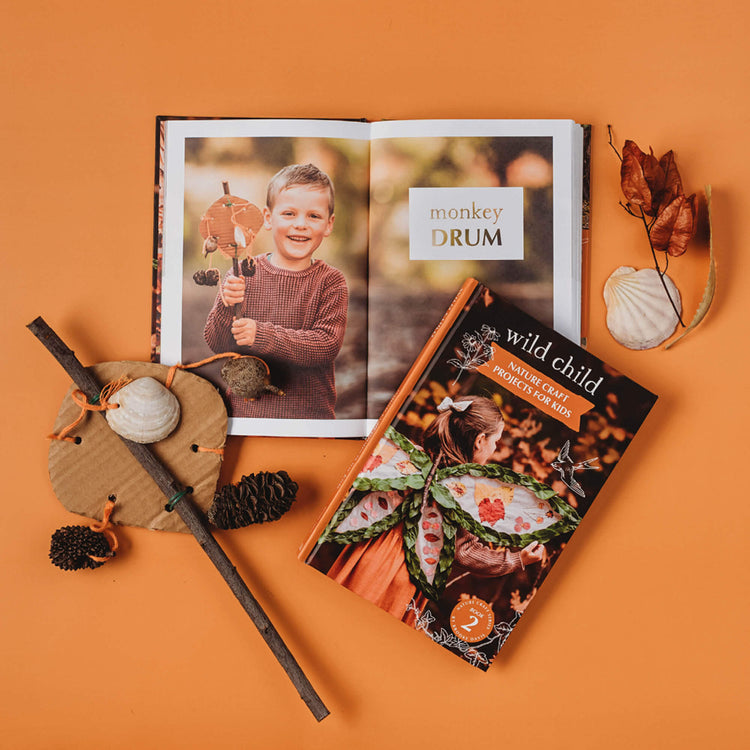 Wild Child Book Nature Craft Projects For Kids (Hardcover) Interactive Book Nature Art and craft for kids Best Seller Gifting Ideas kids book 3yrs+