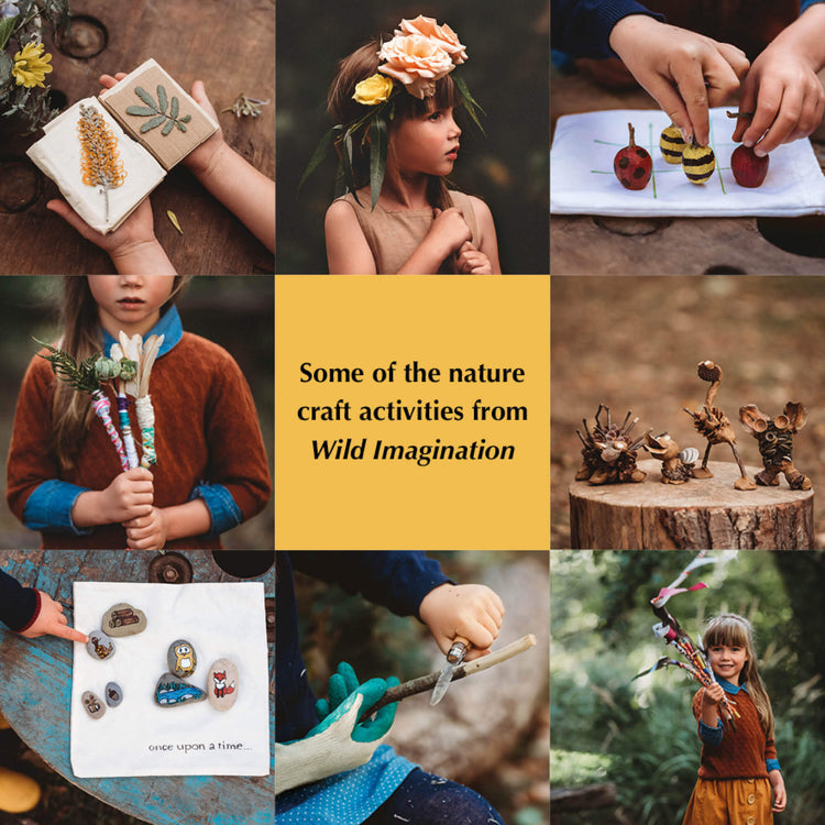 Wild Imagination Book Nature Craft Projects for Kids (Hardcover): Nature Art and craft for kids Kids Book Best seller Gifting idea for 3yrs+