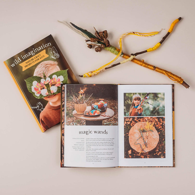Wild Imagination Book Nature Craft Projects for Kids (Hardcover): Nature Art and craft for kids Kids Book Best seller Gifting idea for 3yrs+