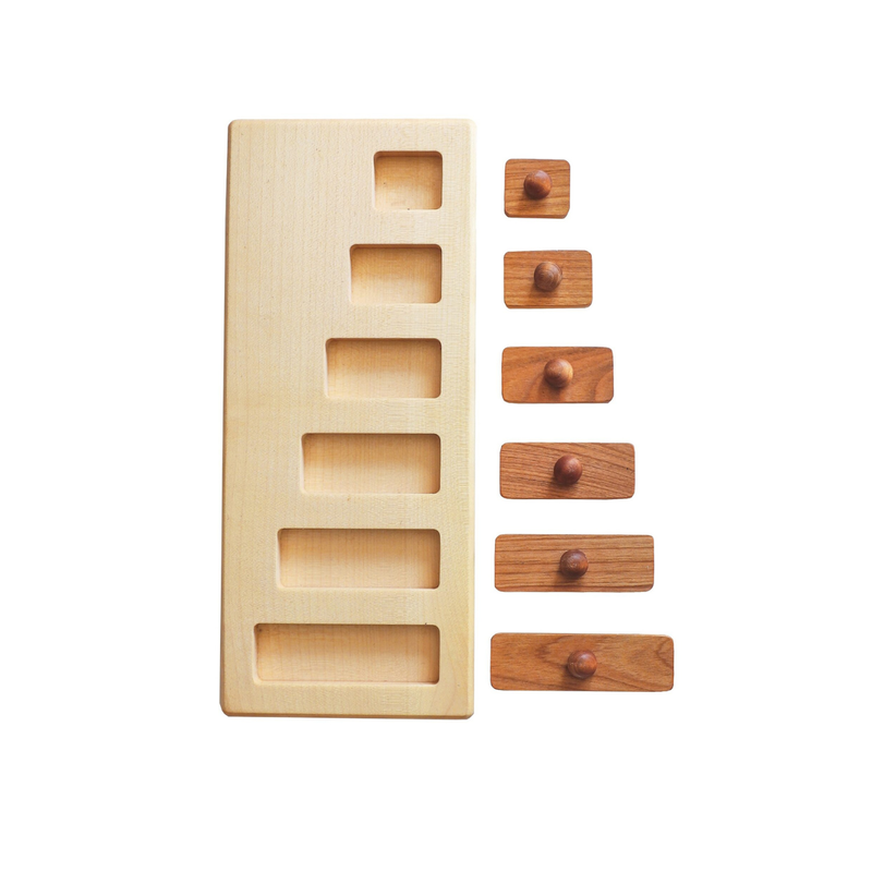 Wooden Story Montessori Long Short Wooden Puzzle Developmental Toys 18m+