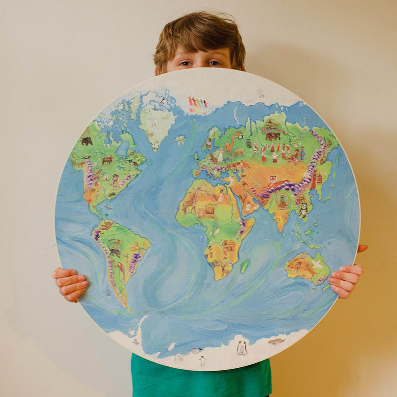 Wilded Family World Map 3yrs+