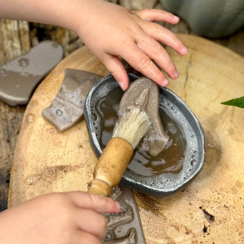 Yellow Door Dig and Discover Pliosaur and Stegosaurus Dinosaur Toys Playdough Sand Toys Sensory Toys 2yrs+