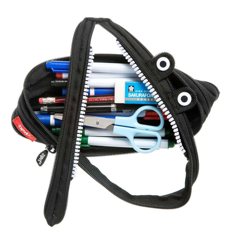 ZIPIT Monster Pencil Case Black Stationary 3yrs+