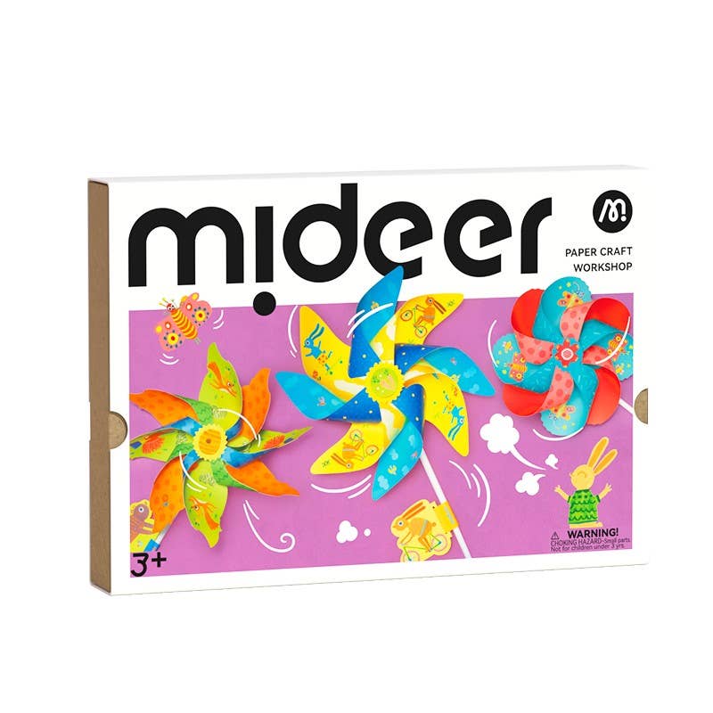 Mideer Paper Craft Workshop Windmill Kingdom Art and Craft for Kids 3yrs+