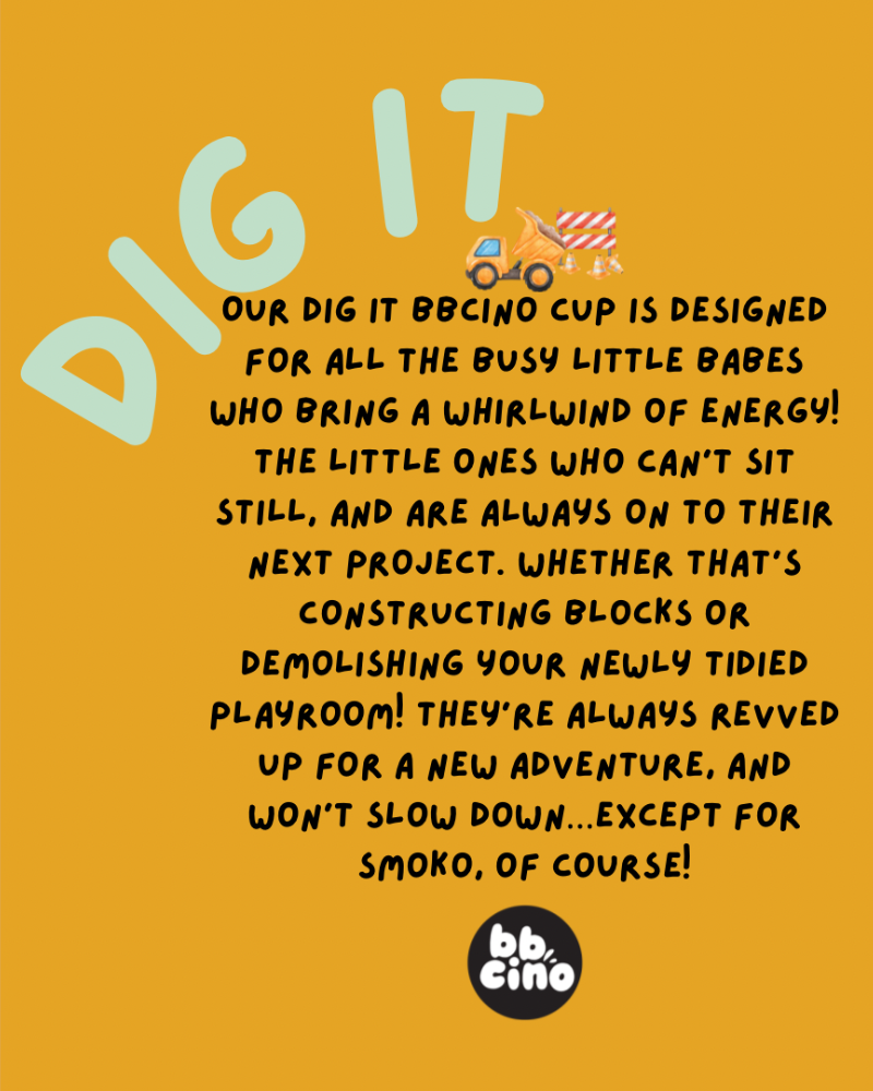 BBcino Dig It 240ml Babycino