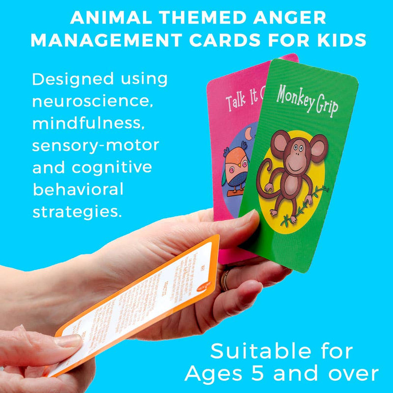 Anger Management Cards for Kids Social-Emotional Cool Tools by Dealing in Feelings 5yrs+
