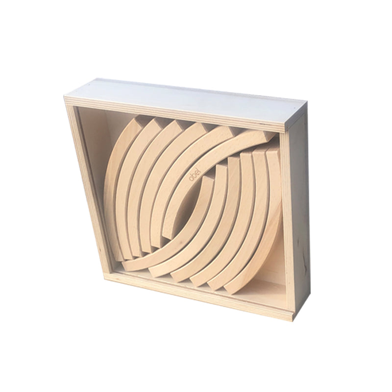 Abel Blocks 12pc Wooden Building Blocks STEM Toys 3yrs+