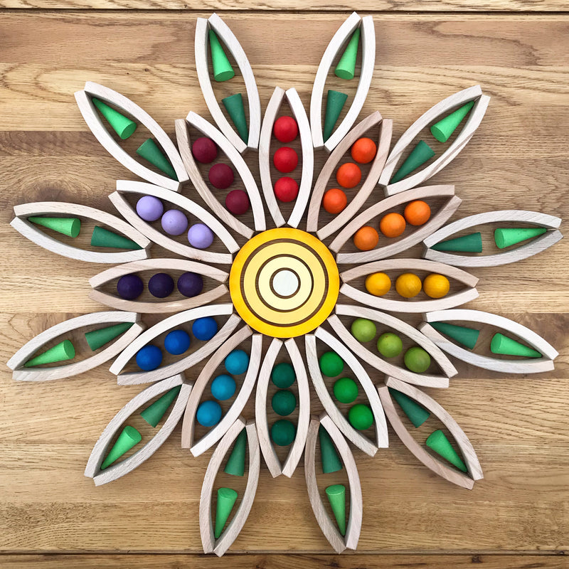 Abel Blocks Mini 66pcs Wooden Building Blocks STEM Toys for 6yrs+