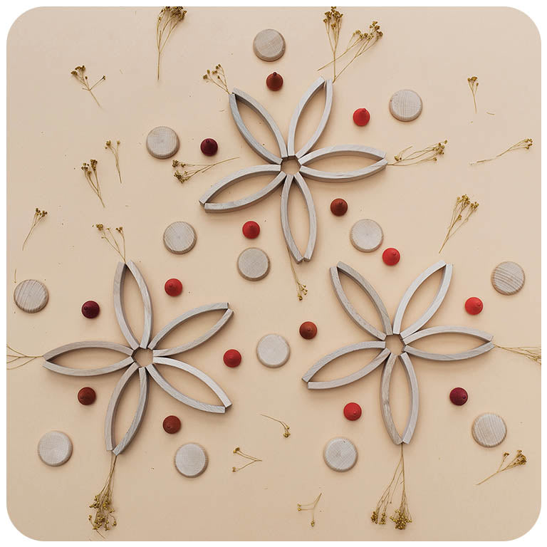 Abel Blocks Mini 36pcs Wooden Building Blocks STEM Toys 3yrs+