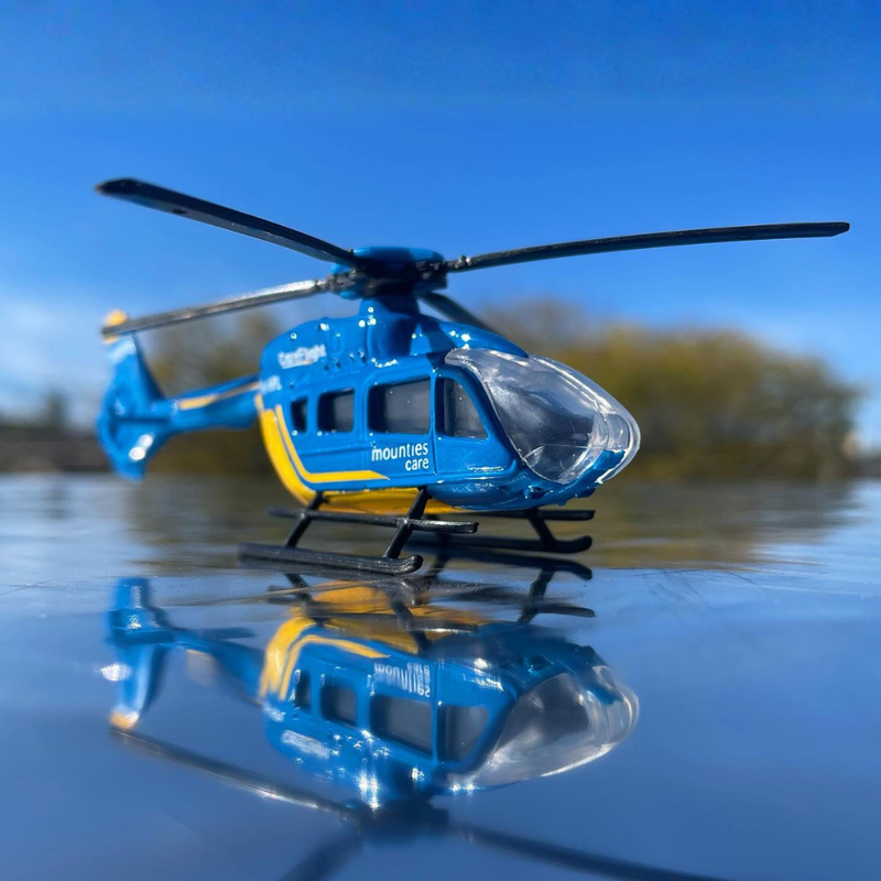 Majorette Careflight Rescue Helicopter Travel Metal Toy Plane Best Seller 3yrs+