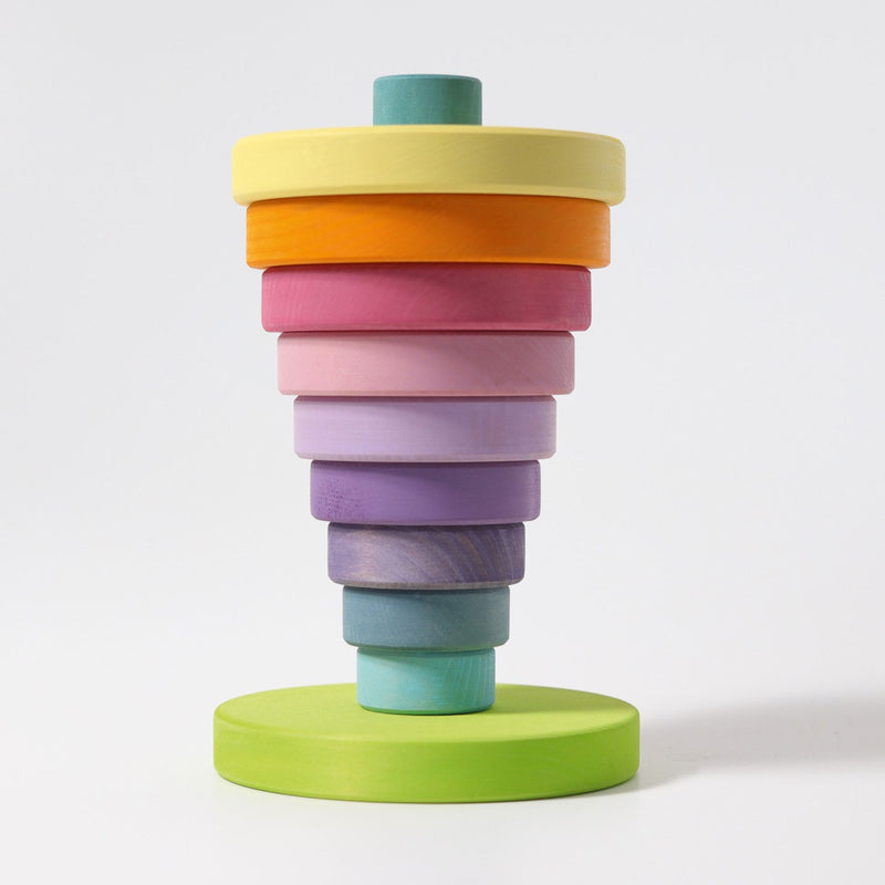 Grimm's Large Pastel Conical Stacking Tower 12m+
