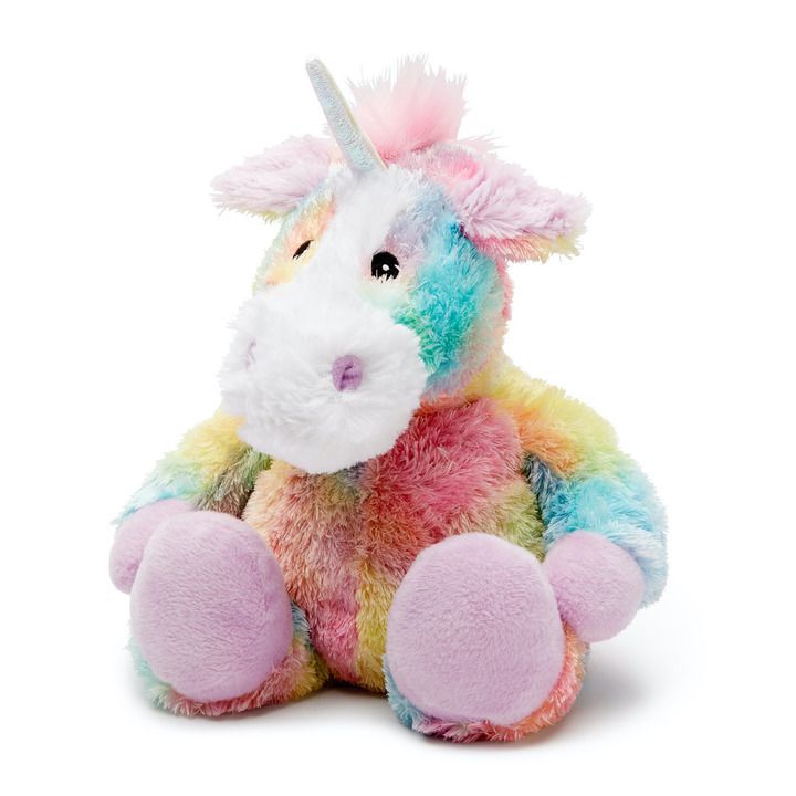 Warmies Large Rainbow Unicorn Weighted Plush Toys 30cm Wellbeing Gift Idea for 0m+