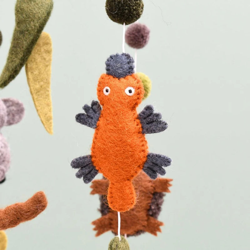 Tara Treasures Felt Australian Animals Baby Nursery Cot Mobile Australian Animals Baby Gifts Idea 0m+