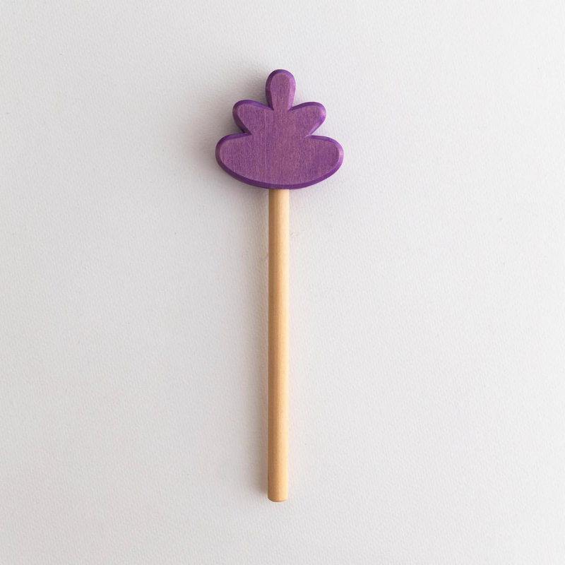 Wooden Flower Wand 3 Designs by Avdar Toys Wooden Toys Pretend & Imaginative Play 3yrs+