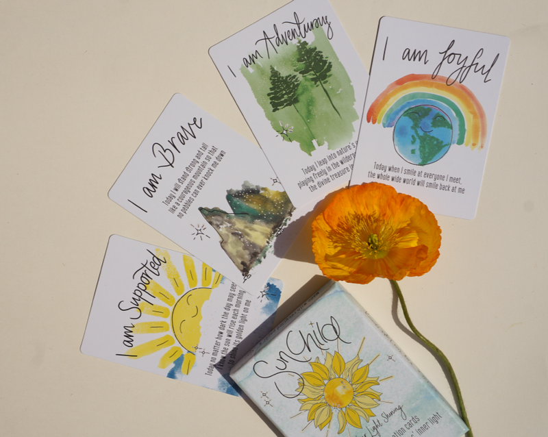 Affirmation Cards by SunChild Mindfulness Wellbeing Best Seller Gifting Idea for 3yrs+
