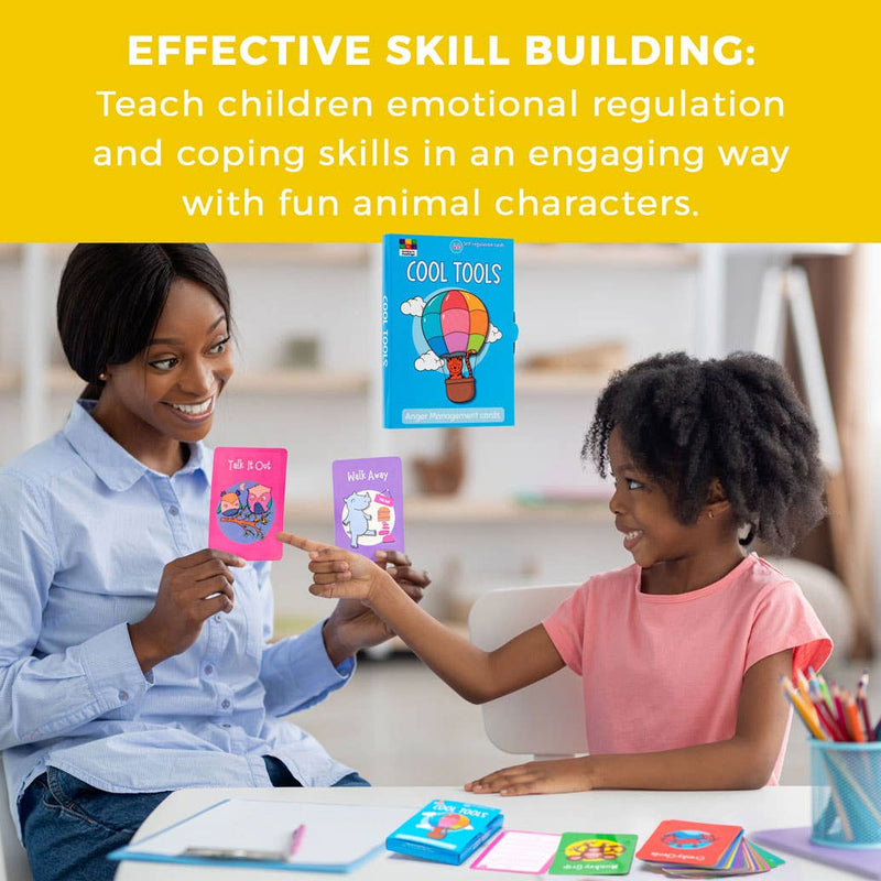 Anger Management Cards for Kids Social-Emotional Cool Tools by Dealing in Feelings 5yrs+