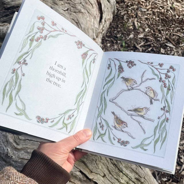 Bridget Farmer Printmaker I am a Magpie, I am a Currawong (Hardcover) Kids Book