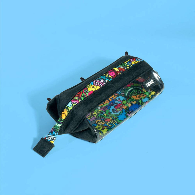 ZIPIT Clear Lenny Pencil Case Stationary Best Seller 3yrs+