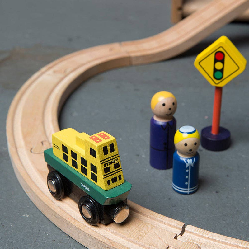 Make Me Iconic Mini Melbourne Tram Wooden Toy Train Best Seller 3yrs+