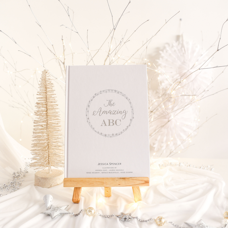 Adored Illustrations The Amazing ABC Book (Hardcover) Early Literacy Gift Kids Picture Book Clearance