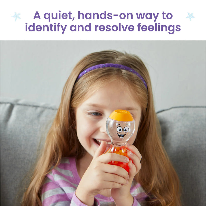 Express Your Feelings Sensory Bottles represent Excited, Impatient, Lonely and Nervous Sensory Toys Best Seller 3yrs+
