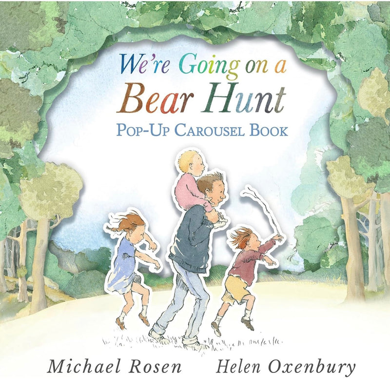We're Going on a Bear Hunt Pop Up Carousel Book (Hardcover) by Michael Rosen, Helen Oxenbury Kids Interactive Picture Book The Classic Children's Book